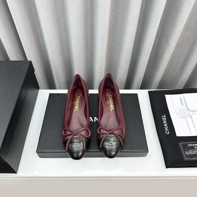 Ch*el flat shoes